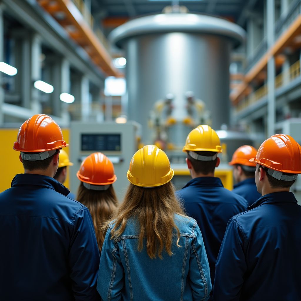 Visita técnica a planta energética
